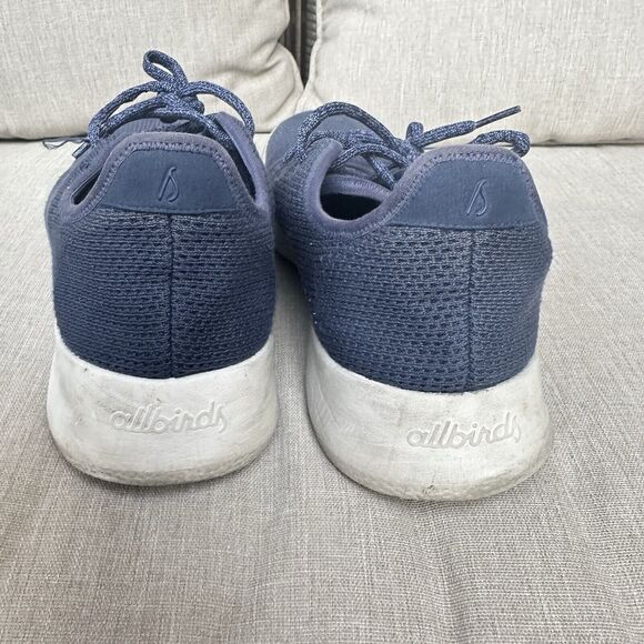 Allbirds Men’s Tree Runners Sneakers Athletic Shoes Marine Blue White Sole 11 US - Picture 6 of 9